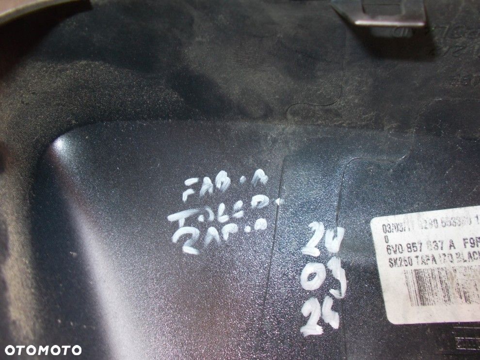 OBUDOWA LUSTERKA LEWA NAKŁADKA FABIA RAPID G5W - 5