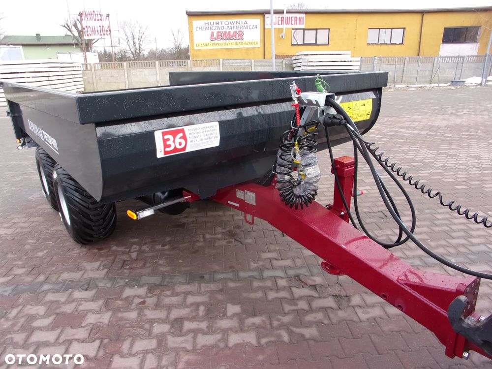 Pronar Przyczepa budowlana-skorupowa PRONAR T-679/2-12t, T679/3-10t, T679/4M-8,5t, T679/4MN-8,5t- Ursus T-041 - ładowność 7-ton, Kellfri 23-D60 - 6-ton, Kellfri 23-D90 - 9-ton - 15