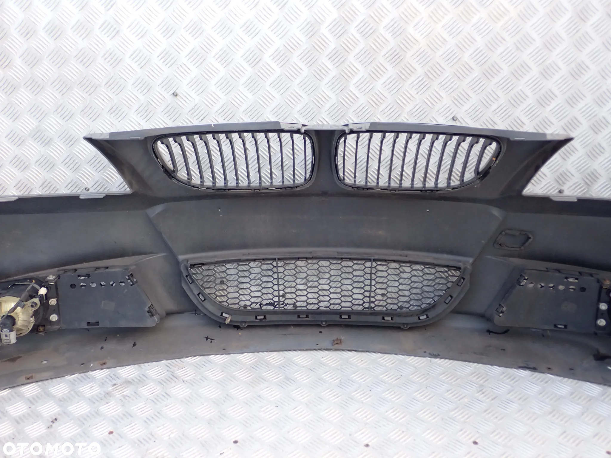 ZDERZAK PRZEDNI BMW SERIA 3 E90 E91 M-PAKIET LIFT 51117891386   SPARKLING GRAPHITE M /SCHWARZ - 8