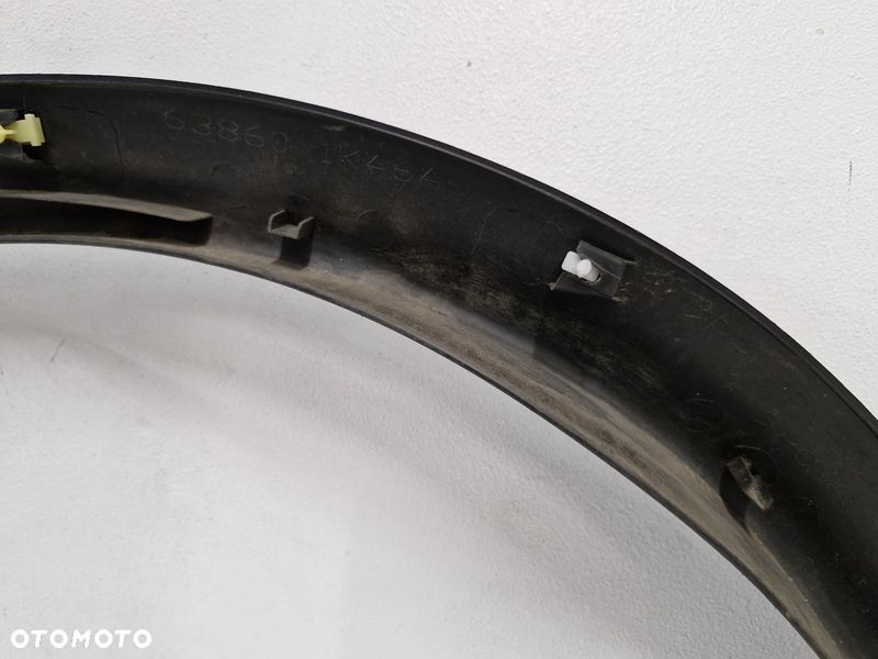 NISSAN JUKE F15 I 1 NAKŁADKA SIERP LISTWA BŁOTNIKA PRAWY PRZÓD PRZEDNIA 638601KA6A - 7