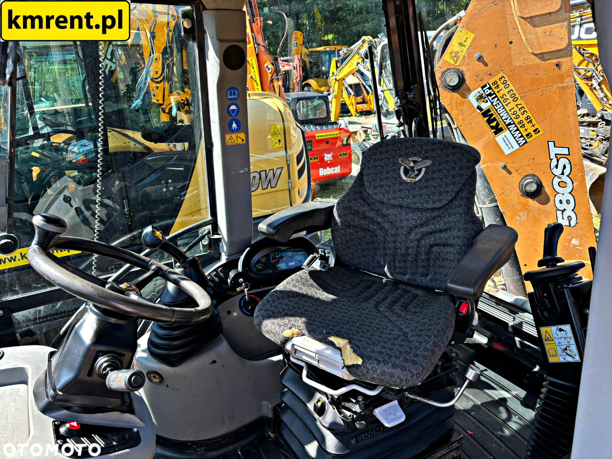 Case 580 ST KOPARKO-ŁADOWARKA 2018R. | JCB 3CX CASE 590 CAT 428 NEW HOLLAND 110 - 12
