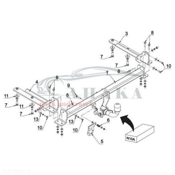 Hak Holowniczy Automat Do Lada Vesta Od 2015 - 2