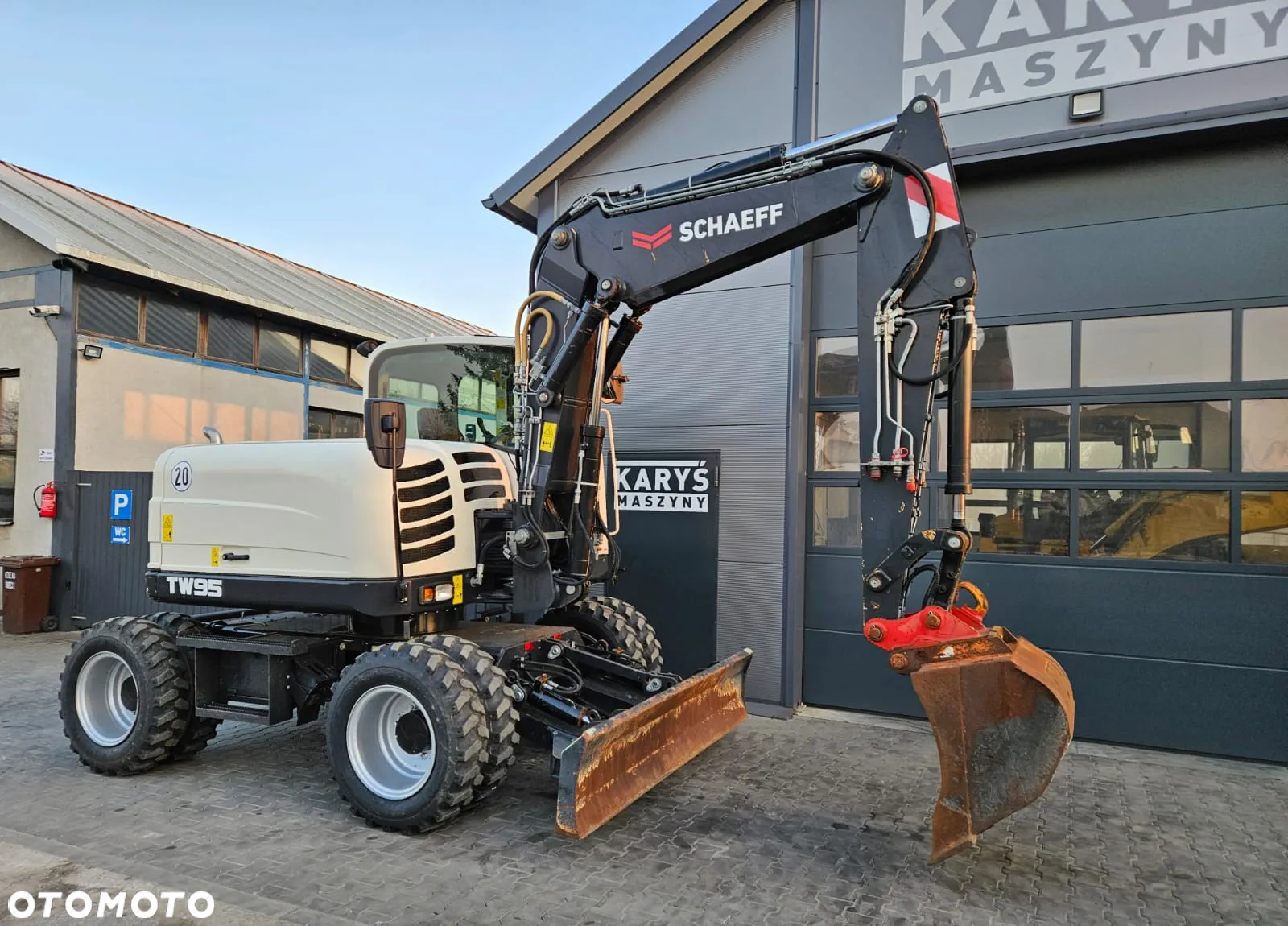 Schaeff KOPARKA KOŁOWA SCHAEFF TW95 TW 95 110 85  TEREX YANMAR 2019R 5000 MTG - 5