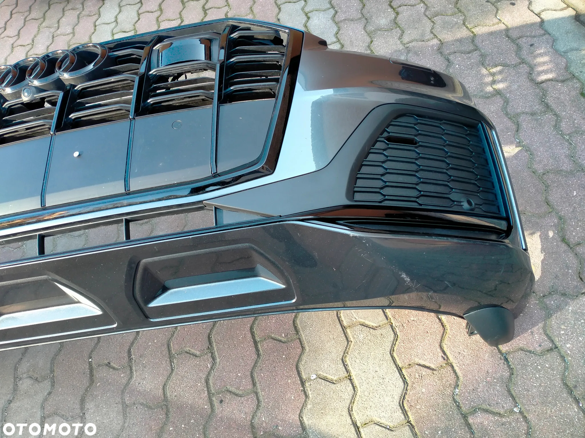 AUDI Q7 4M LIFT S-line / LZ7S / MASKA / ZDERZAK / LAMPA LAMPA / BŁOTNIK / PAS PRZEDNI PRZÓD KOMPLETNY / ORYGINAŁ - 25