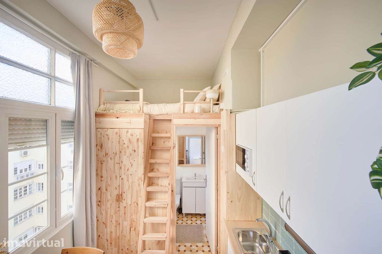 Cosy Studio for Rent in Av. António Augusto Aguiar, Lisbon - Grande imagem: 5/14