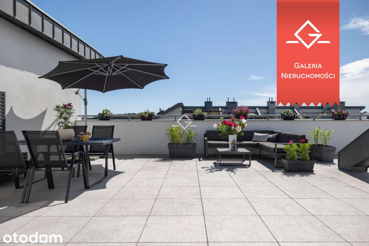 Loft 105 M² | Taras 100 m² | 3 Pokoje | Balkon