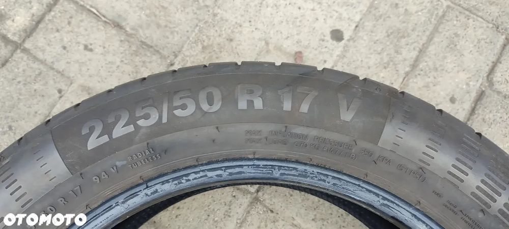 OPONY LETNIE  225/50R17 CONTINENTAL CONTIECO CONTACT 5 (1915) KOMPLET 4 SZTUKI - 6