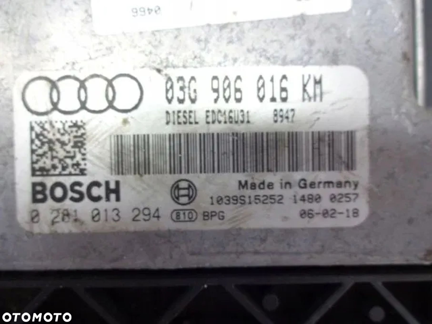 AUDI A4 B7 2.0 TDI STEROWNIK SILNIKA - 2