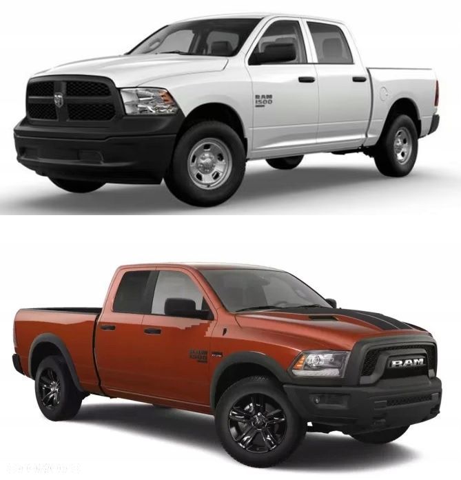 Reflektor Lampa Diody Soczewka Chrom Europa Dodge Ram IV 4 08-24 Classic - 7