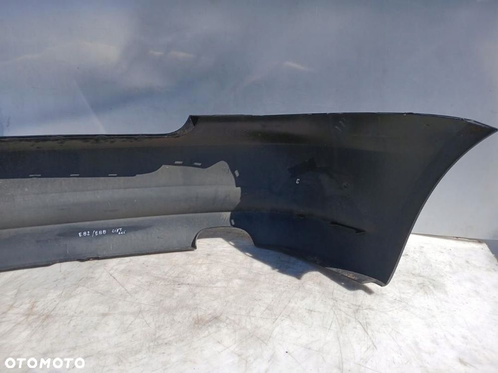 ZDERZAK TYŁ TYLNY BMW 1 E82 E88 LIFT LCI CZARNY 7166793 - 4