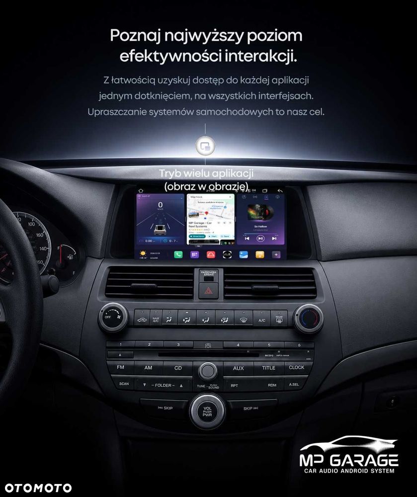 Honda Accord 8 USA Nawigacja Android CarPlay/AndroidAuto 4G Qled Montaż Gwarancja PL - 6