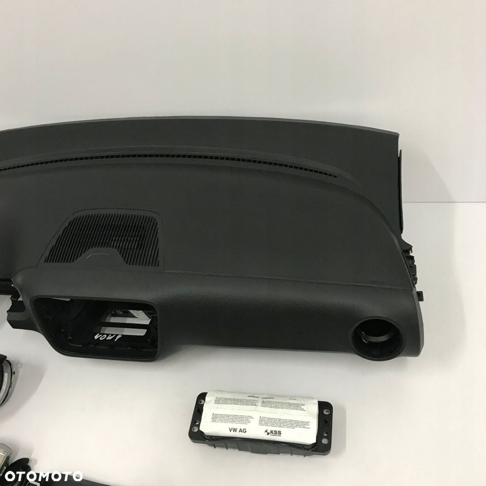 SKODA CITIGO DESKA ROZDZIELCZA KONSOLA KOKPIT PULPIT PODUSZKI AIRBAG AIR BAG PASY KIT SET - 3
