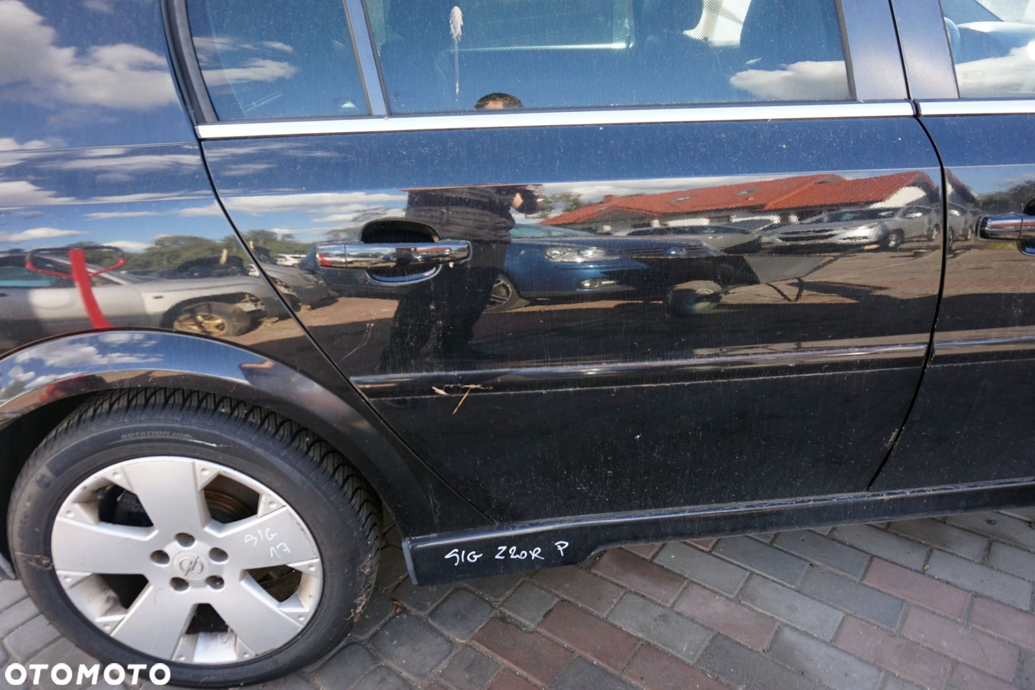DRZWI TYLNE PRAWE SIGNUM  HB Z20R  CZARNY OPEL 2003-2008 - 3