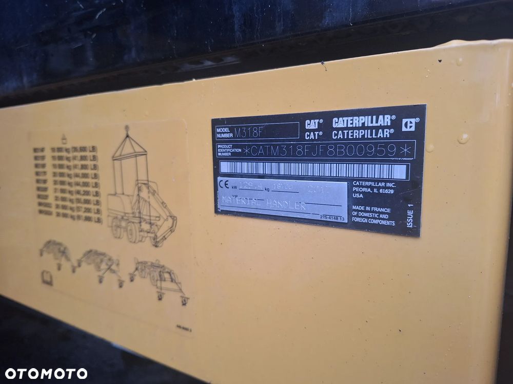 Caterpillar M318F M318 318F 318 14.300mth bardzo dobry stan - 23