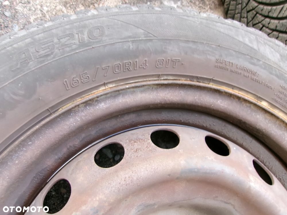 KOŁA FELGI OPONY ZIMA TOYOTA YARIS 165/70/14 4x100 KOMPL - 3
