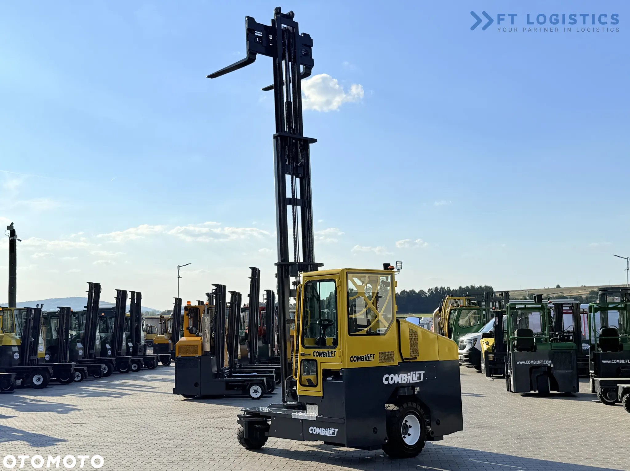 Combilift C5000 / DIESEL / TRIPLEX 6000MM / WOLNY SKOK / POZYCJONER WIDEŁ / WBUDOWANA WAGA / OGRZEWANIE / PEŁNA KABINA / STAN IDEALNY / zeroka oferta wózków czterokierunkowych i bocznych, dopasowanych do różnorodnych potrzeb i zastosowań - 28
