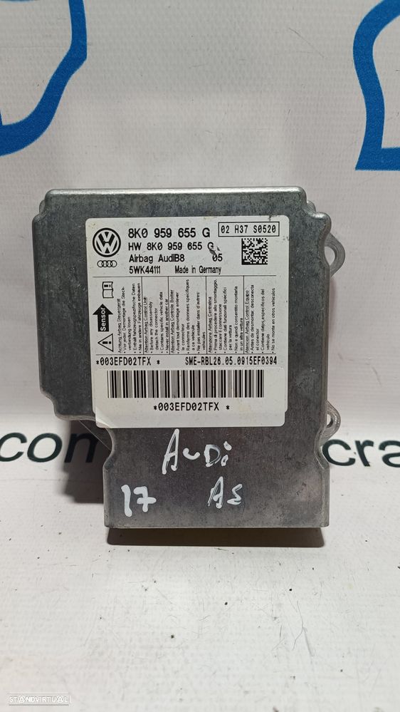 .CENTRALINA ECU MODULO AIRBAG AUDI AUDI A5 8T3 8TA 8T0 8K0959655G 8K0959655 5WK44111 A4 B8 - 5