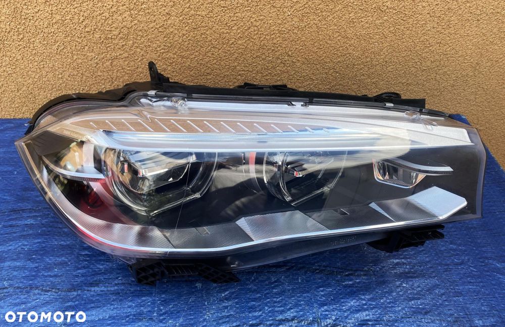 BMW X5 F15 7381138 ADAPTIVE LED PRAWA LAMPA PRZÓD KOMPLETNA ORYGINAŁ - 1