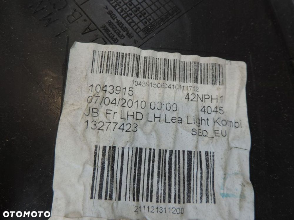 OPEL INSIGNIA A KOMBI EUROPA BOCZEK TAPICERKA DRZWI PRZÓD LEWY 1327742 - 12