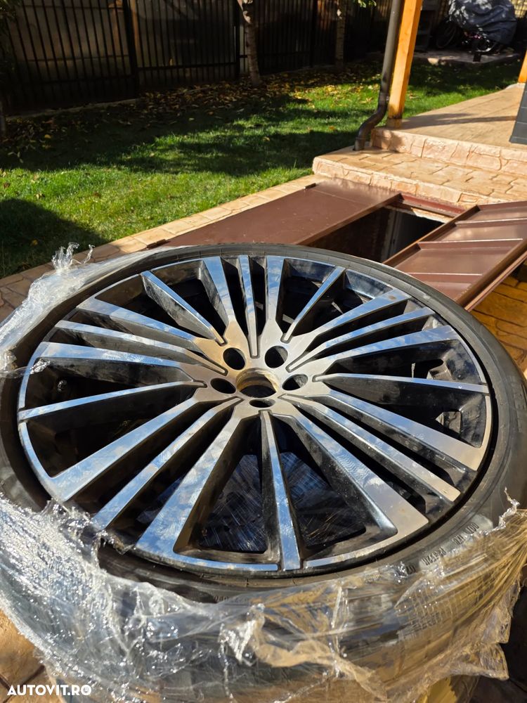 Jante 22 originale Volvo XC90 si cauciucuri vara Pirelli 275/35/R22 - 7