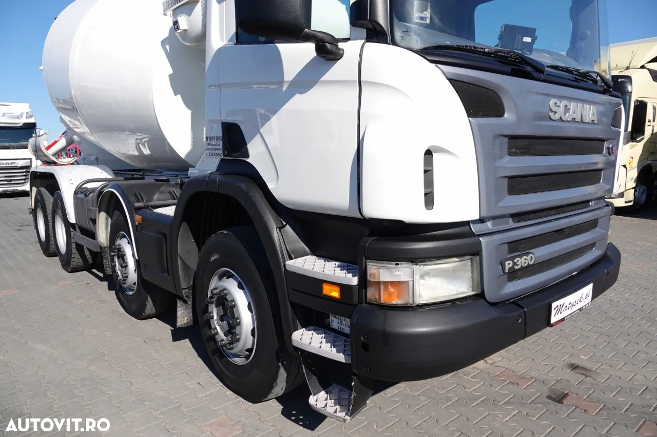 Scania P 360 / 8x4 / BETONATOR / PEAR / LIEBHERR / 9mc / MANUAL - 5