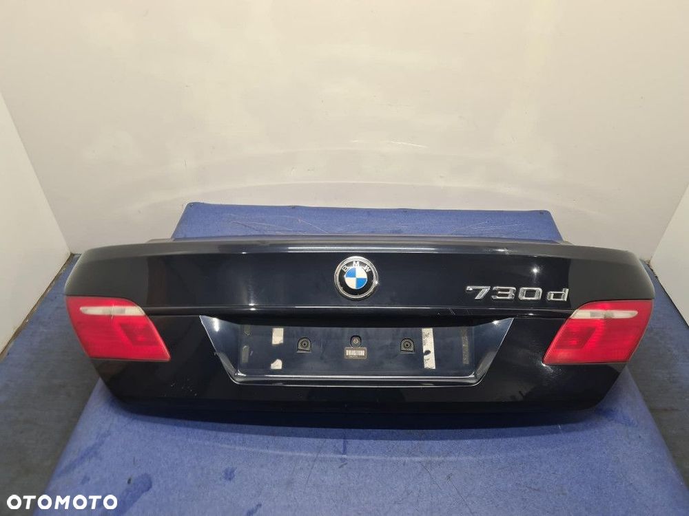 BMW 7 E65 LIFT TYLNA KLAPA BAGAŻNIKA A35/5  MONACOBLAU METALLIC - 1