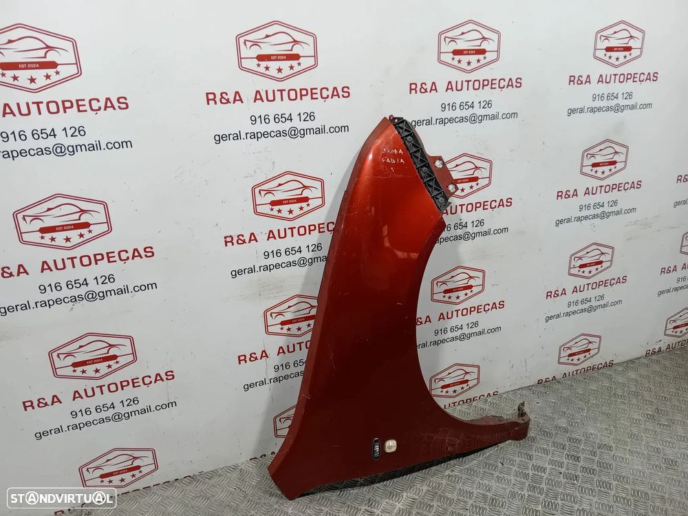 Guarda Lamas Frente Frontal Direito Skoda Fabia 1 I Original - 4