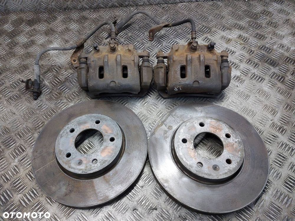 TARCZE HAMULCOWE PRZÓD + KLOCKI + ZACISKI OPEL ANTARA I 2.0 CDTI ATE - 1