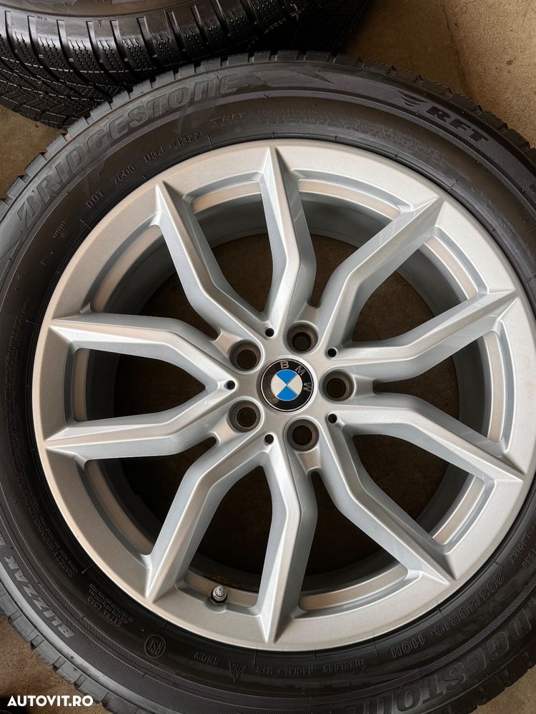 Vând jante originale BMW X5 G05 pe 19” cu anvelope de iarnă - 4