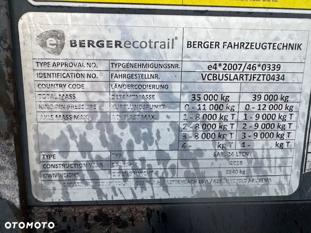 Berger Berger SAPL 24 / Coilmulde / 5.560 kg - 2
