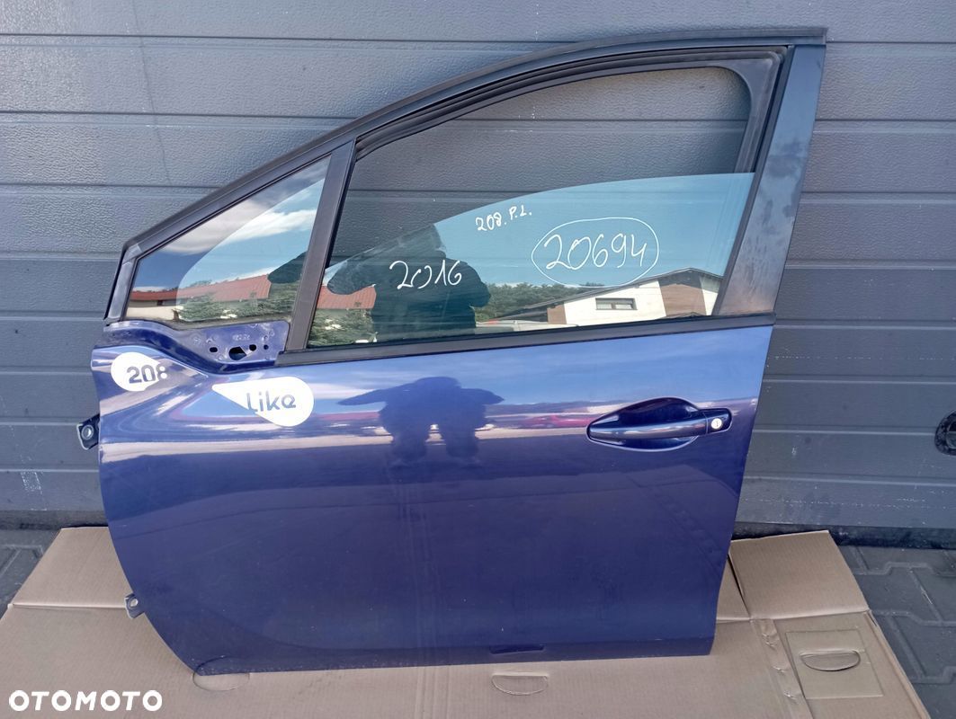 PEUGEOT 208 LIFT DRZWI LEWE PRZÓD PRZEDNIE EUROPA - 1