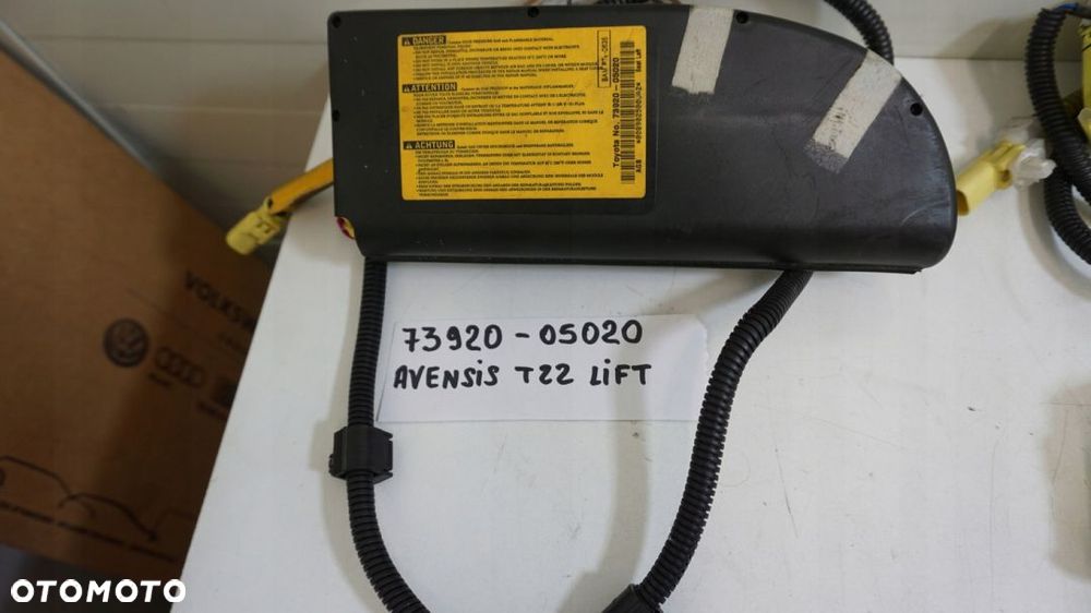 AIRBAG PODUSZKA POWIETRZNA FOTELA AVENSIS T22 - 2