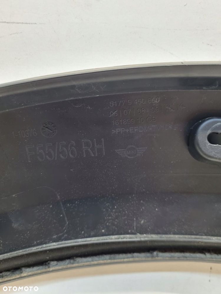 mini cooper one s f55 f56 f57 lci lift listwa na błotnik przednia prawa - 6