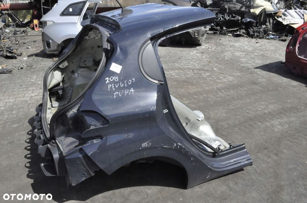 PEUGEOT 208 I DUPA PAS WANNA BŁOTNIK TYŁ CAŁY - 9
