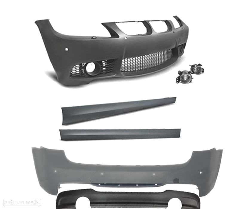 KIT CARROÇARIA BMW E91 05-08 LOOK M3 PDC SRA - 4