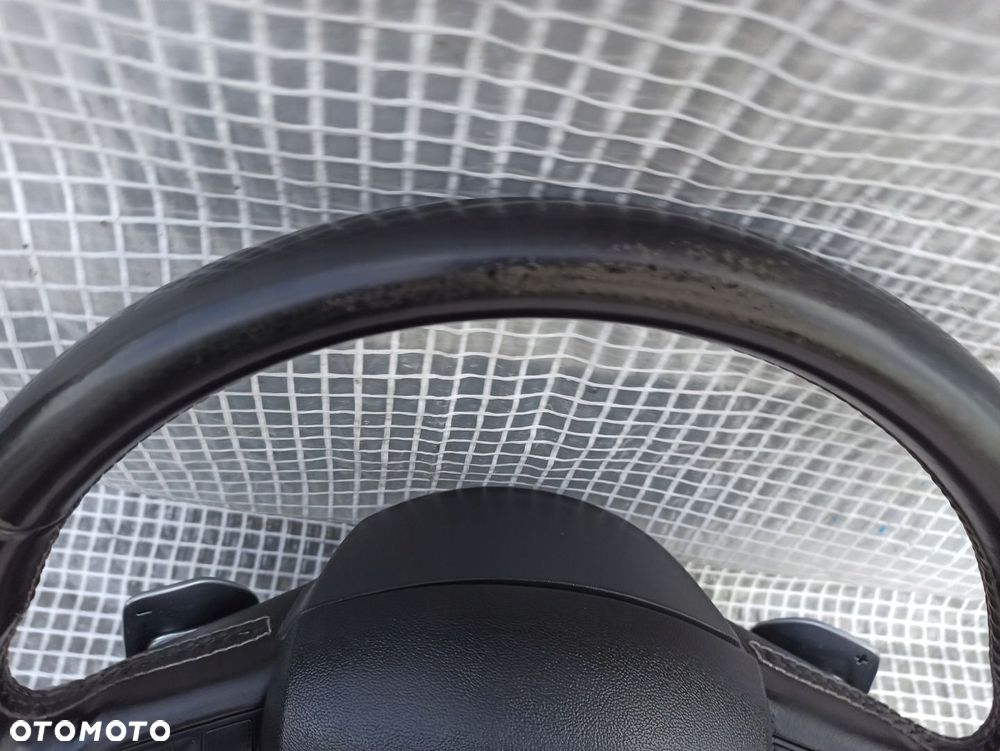 AUDI A8 S8 4E0 D3 KIEROWNICA 3 RAMIENNA SKÓRA AIRBAG S8 ŁOPATKI CHROM - 3