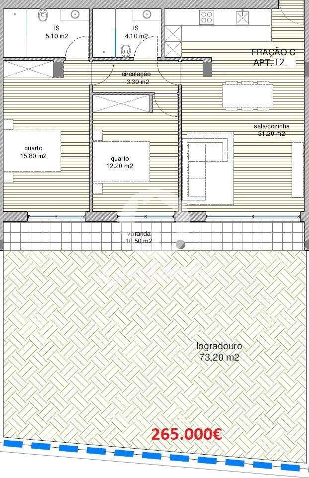 Apartamento com jardim em Barcelos - Grande imagem: 2/28