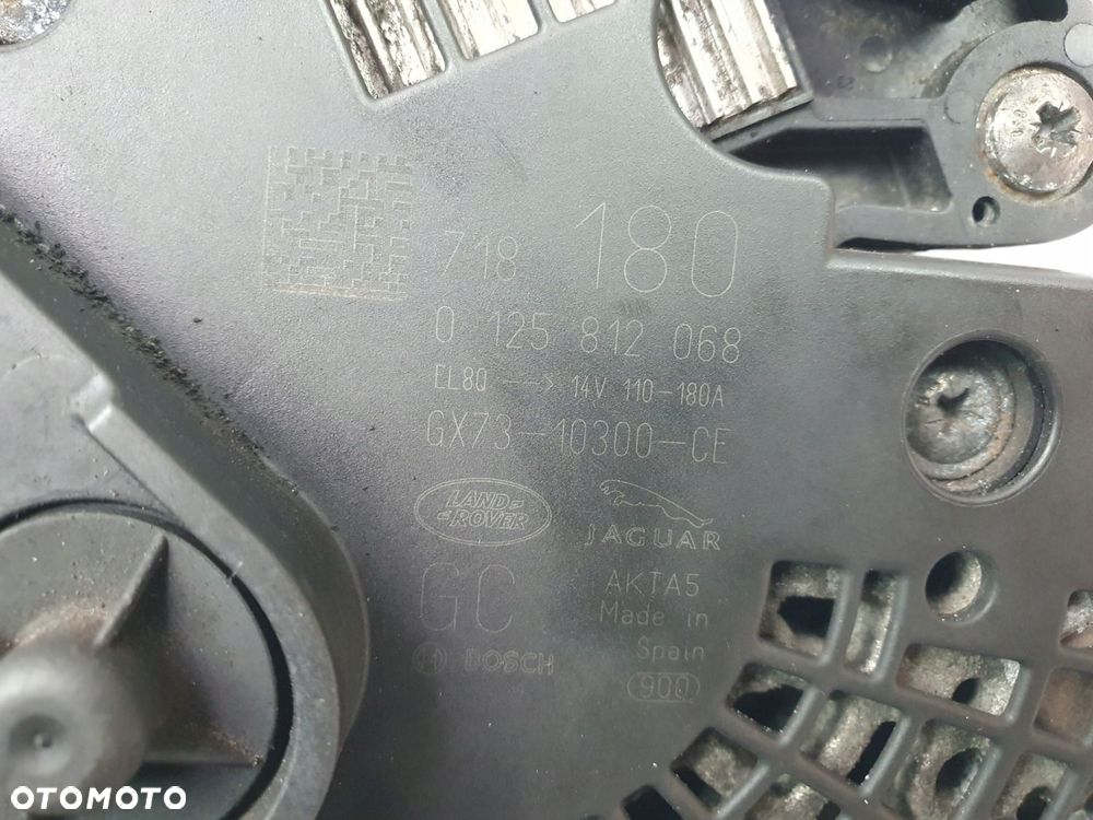 ALTERNATOR Land Rover Evoque Discovery Jaguar XE E-PACE 2.0 D 0125812068 - 7