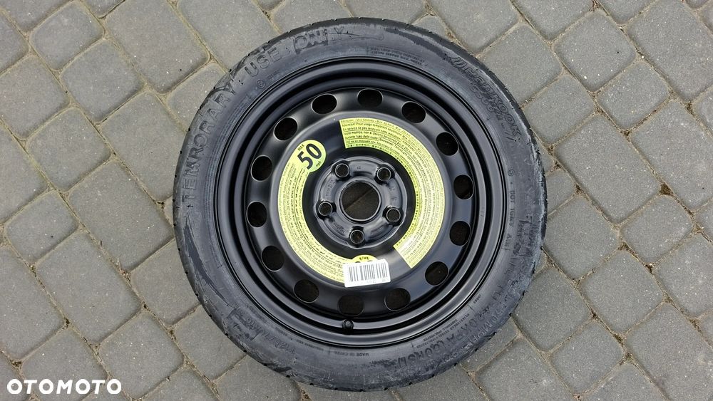 Koło Dojazdowe 16 Audi A3 8P VW Golf VI 5x112 ET 25.5 125/70 R16 1K0601027AL - 1