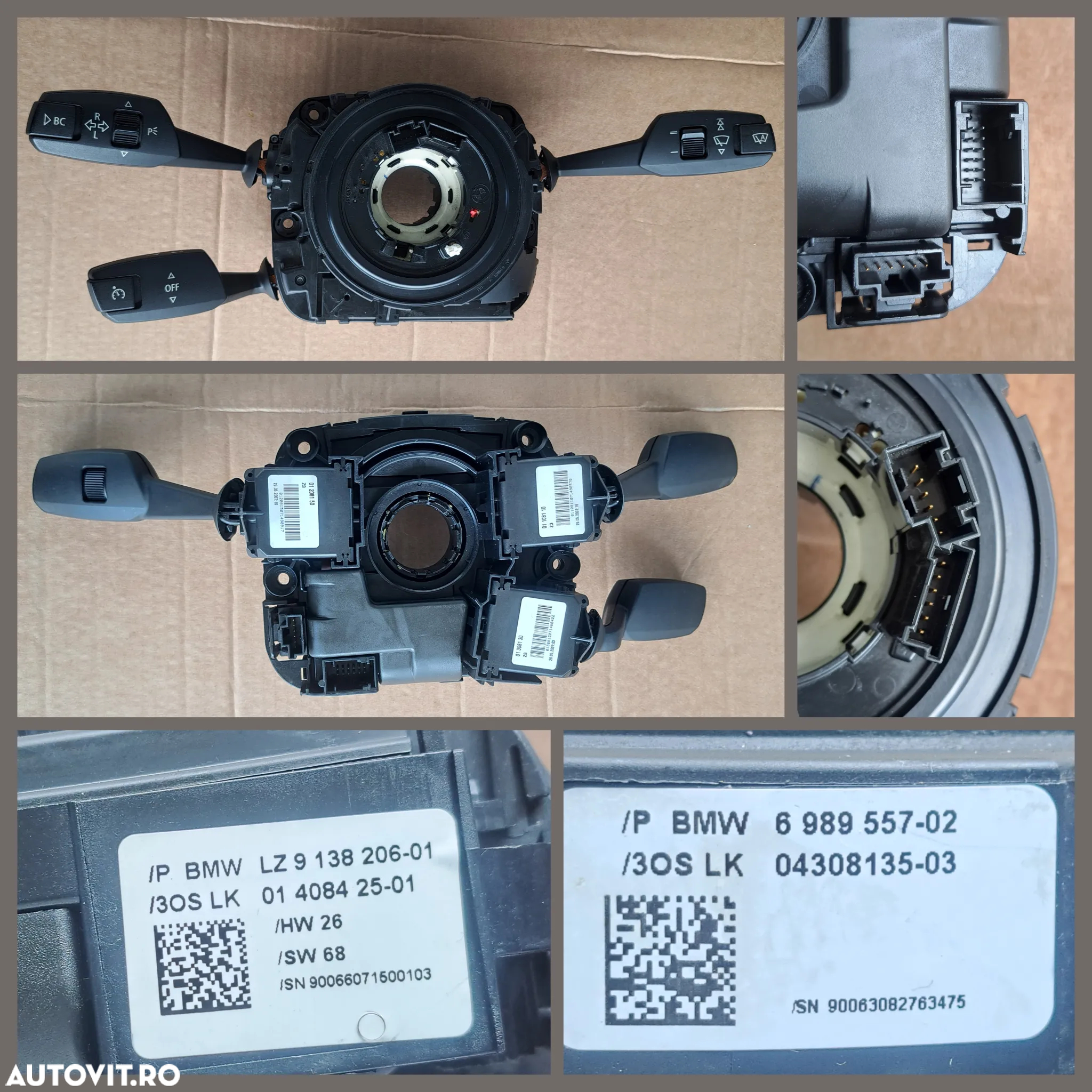 Bmw X5 E70 X6 E71 ceasuri bord spira volan bloc lumini modul airbag display 8.8" cd player schimbator viteze - 3