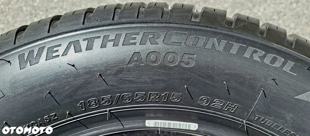 2x Bridgestone WeatherControl A005 185/65R15 92H W16A - 10