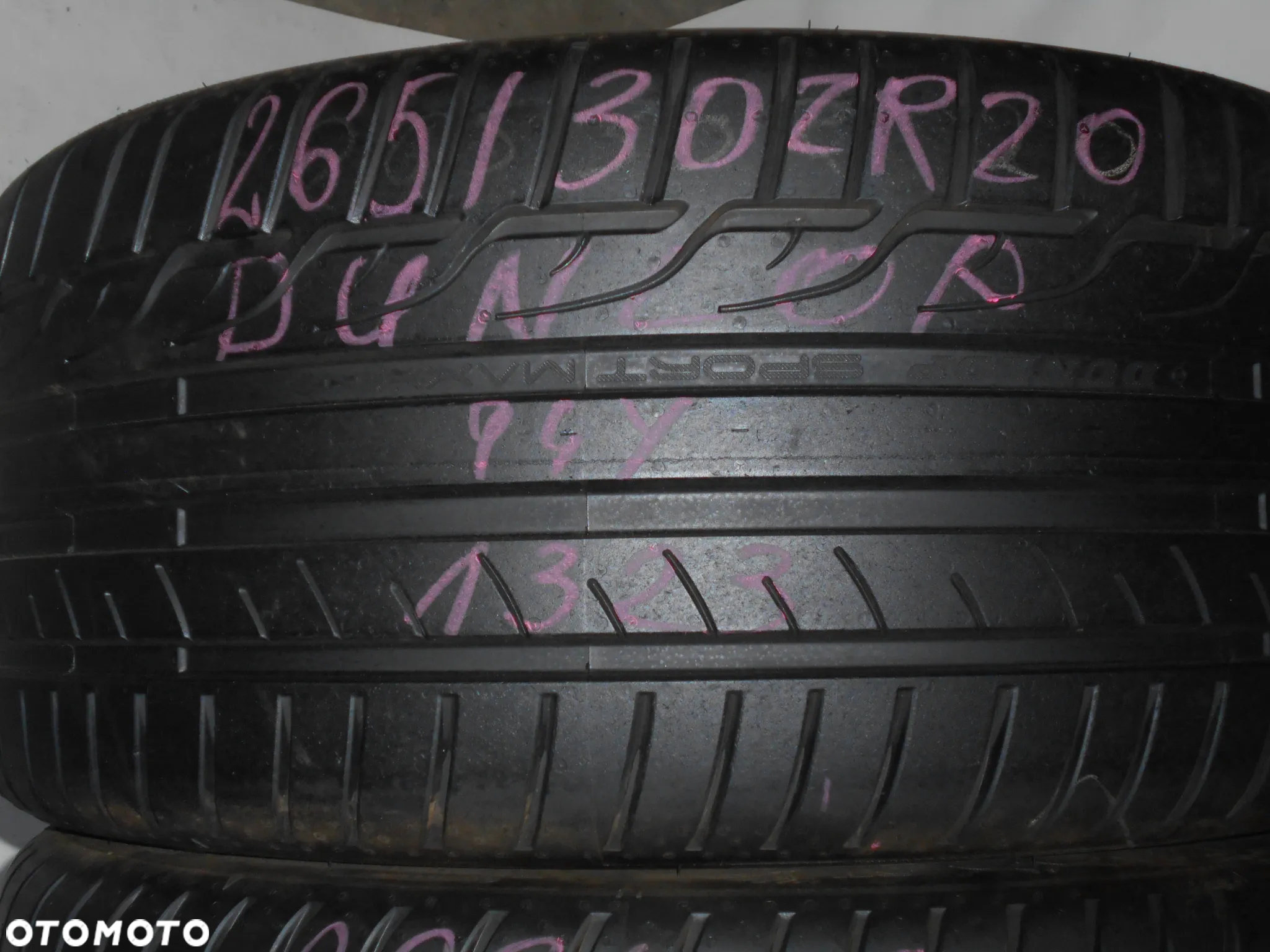 OPONY 265/30R20 DUNLOP SPORT MAXX RT DOT 1323 8MM - 3