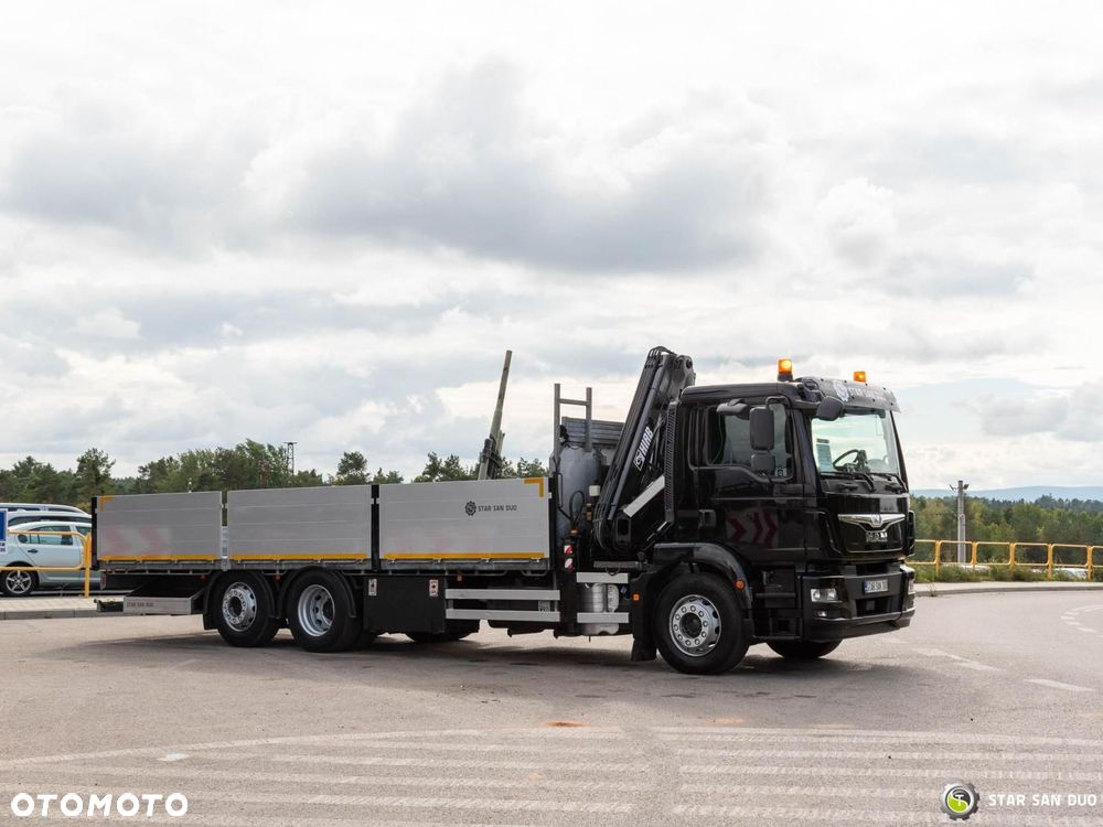 MAN TGM 26.290 6x2 HIAB XS 166 B-3  HIDUO HDS Żuraw - 16