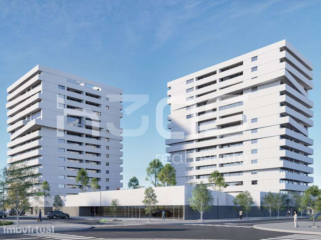 Apartamento T2 com Piscina, Ginásio e Jardim | Requesende, Porto - Grande imagem: 5/7