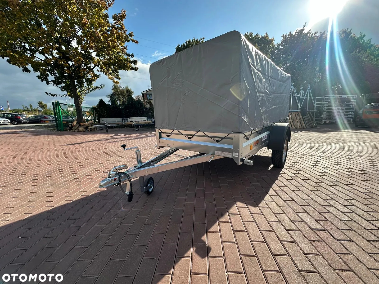 Neptun Przyczepa Neptun N7-263 PTW + stelaż i plandeka H80 cm 1 osiowa DMC 750kg HIT CENOWY - 8