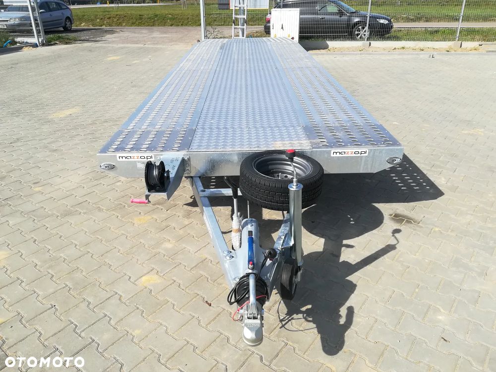 Niewiadów DOSTAWA 850x210cm Laweta trzyosiowa z podłogą aluminiową, kołem zapasowym, NAJAZDAMI i AMORTYZATORAMI! - 4
