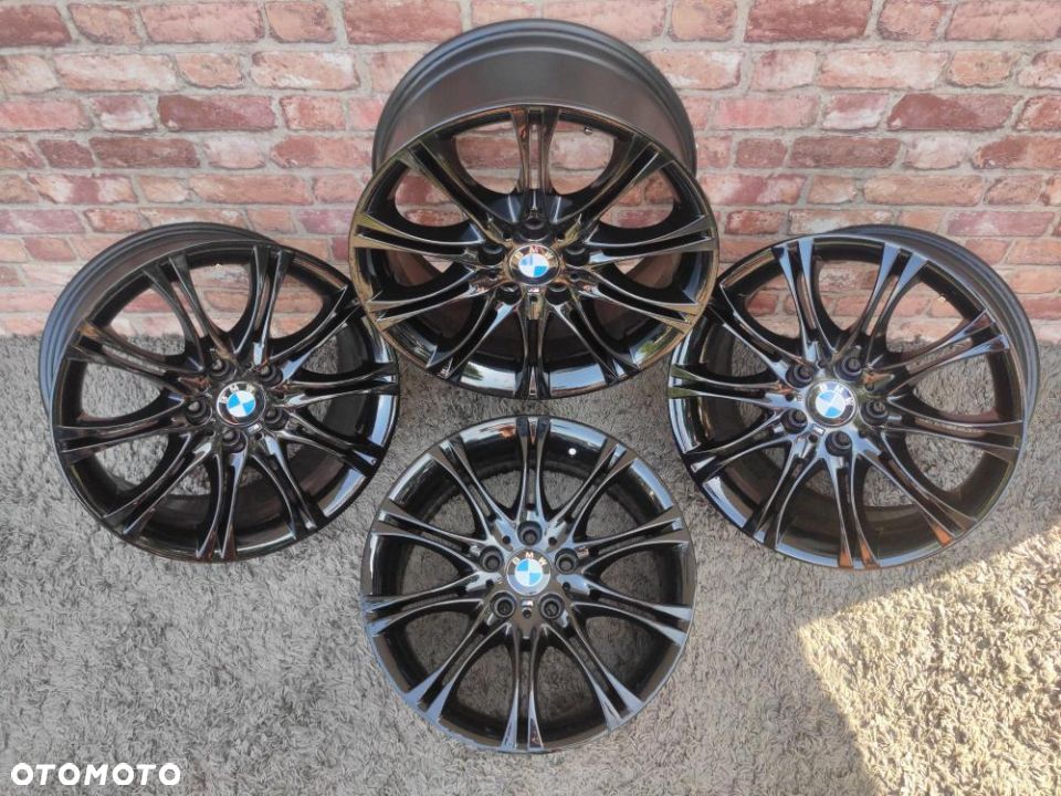 Oryginalne czarne felgi BMW 18 5x120 M pakiet Styling 135 E46 e36 E90 X3 F25 Z3 Z4 E81 E87 F30 E60 F10 F30 F34 JR 7896470 8j ET47 8.5j ET50 7915635576 - 27