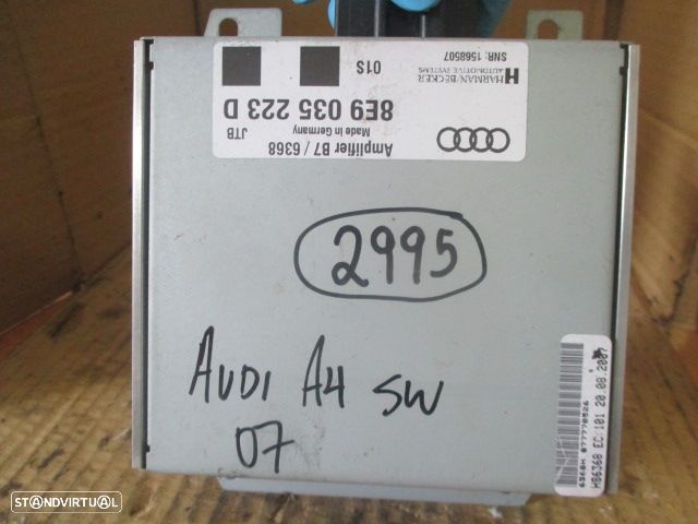 Amplificador 8E9035223D AUDI A4 SW 2007 - 2