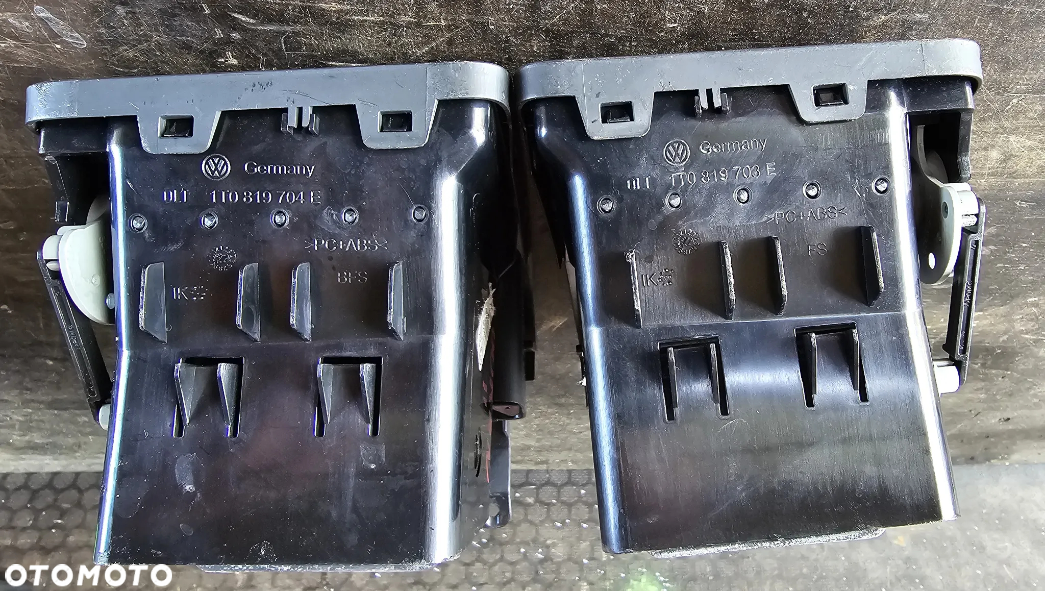KRATKI NAWIEWU KOMPLET 1T0819704E 1T0819703E 1T1819728G VW TOURAN - 7