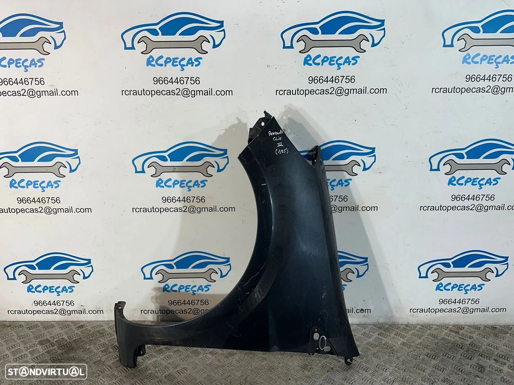 .Guardalamas Frente Frontal Esquerdo Original Renault Clio III 3 Mk3 195 2005 a 2014 - 2